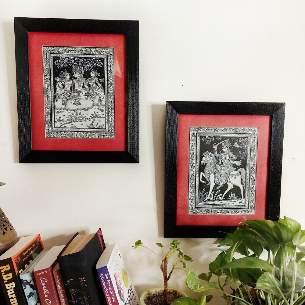 krishna lila patachitra