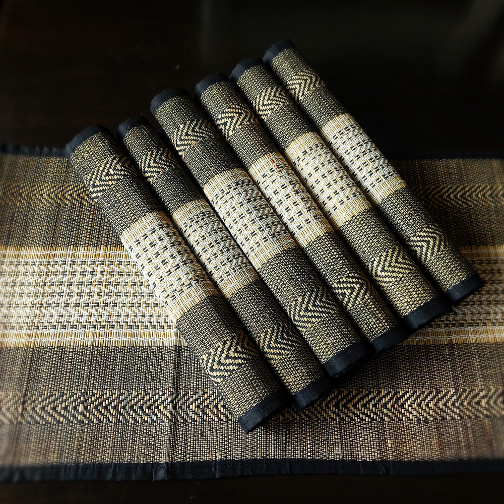 natural fiber table placement