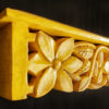 yellow wall bracket