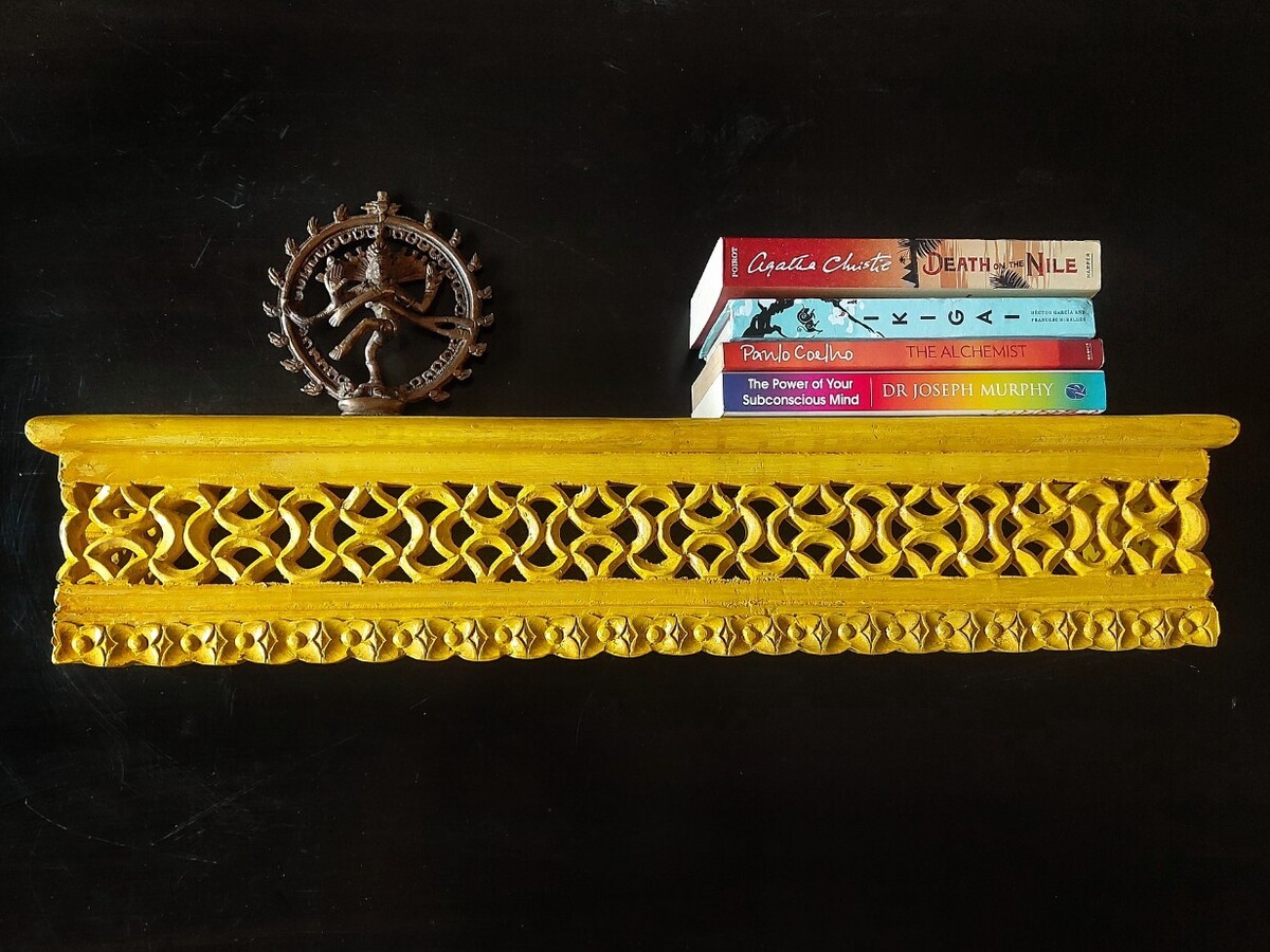 golden wall bracket