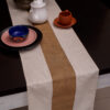 Jute cotton table runner