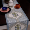 blue dining table runner