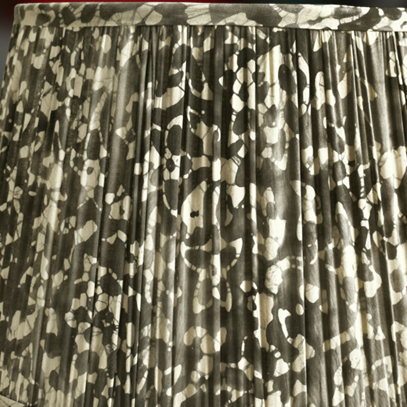 Grey And White Batik Lampshade - Image 3